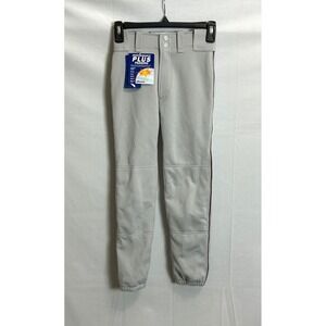 Mizuno Kids Medium Grey Padded Baseball Pants Performance Plus Youth Medium
